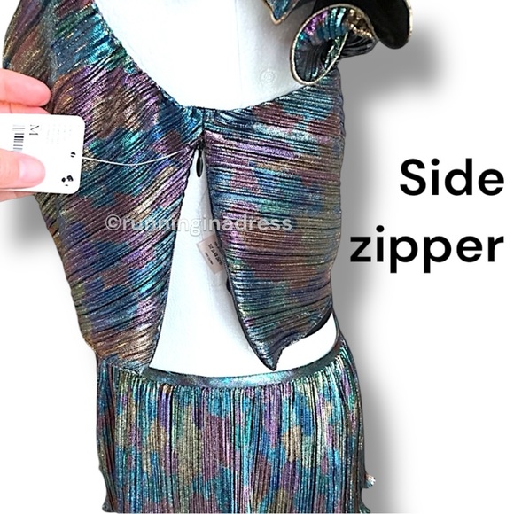 NWT Free People Saylor Gianna Skirt Set Size Medium In Color Color Pearl - Picture 13 of 13